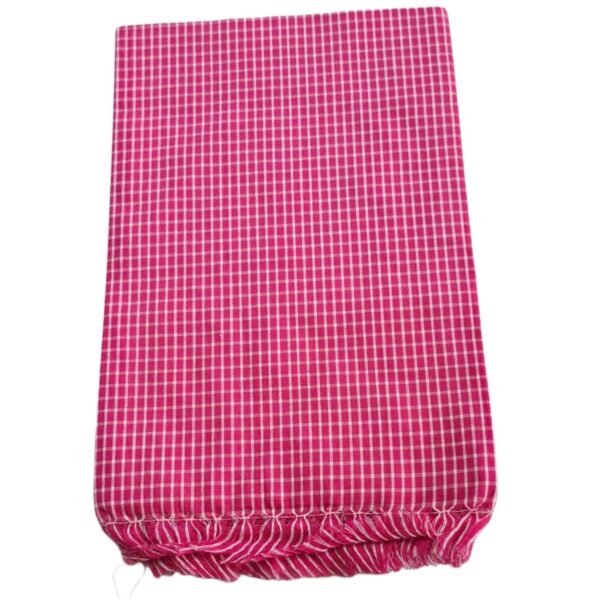 Checks Soft Cotton Long Bath Towel 30x60 Folded