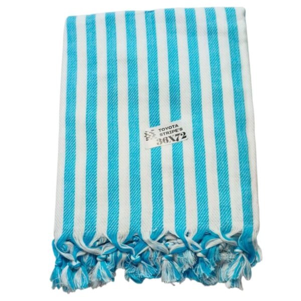 Checks Soft Cotton Long Bath Towel 36x72 Folded