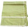 Color Checks Cotton Long Bath Towel 30x60 Unfolded
