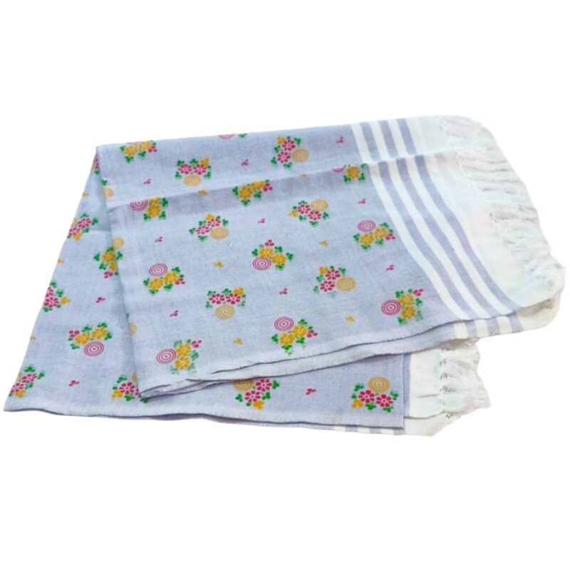Color Soft Cotton Long Bath Towel 30x60 Unfolded1