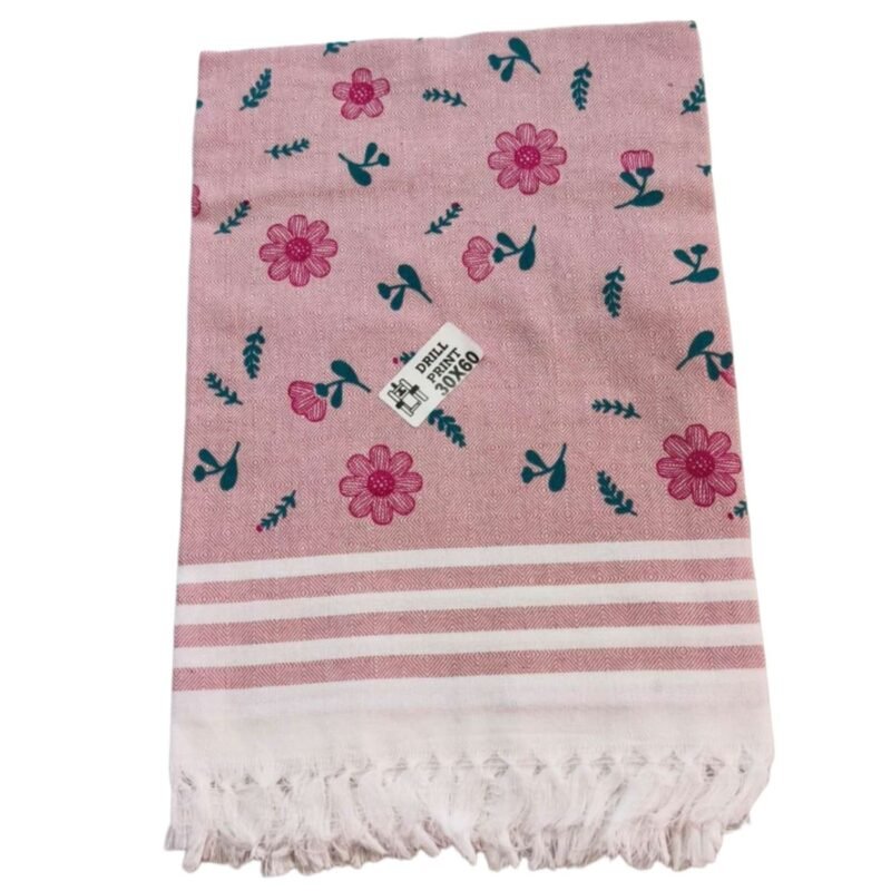 Cotton Soft Long Bath Towel 30x60 Folded