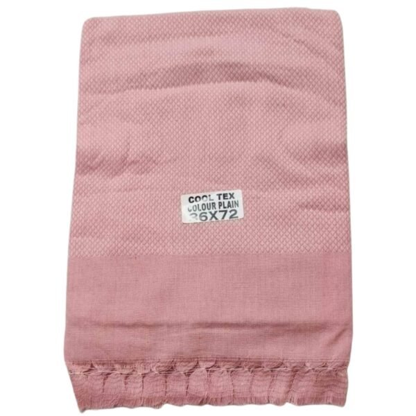 Plain Soft Cotton Long Bath Towel 36x72 Folded