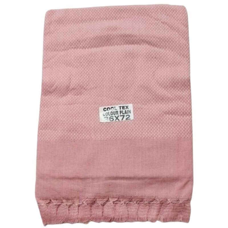 Plain Soft Cotton Long Bath Towel 36x72 Folded