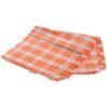 Soft Cotton Checks Long Bath Towel 30x60 Unfolded1