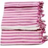 Soft Cotton Checks Long Bath Towel 36x72 Unfolded