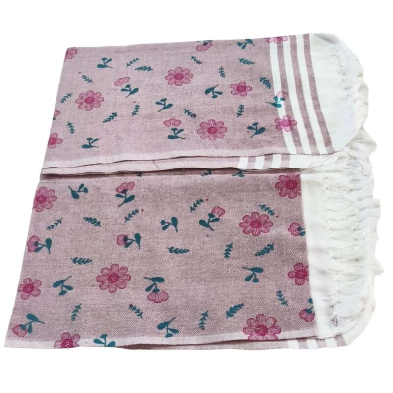 Soft Cotton Color Long Bath Towel 30x60 Unfolded