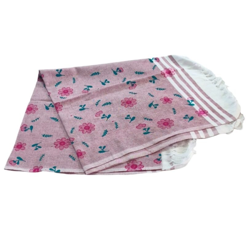 Soft Cotton Color Long Bath Towel 30x60 Unfolded1