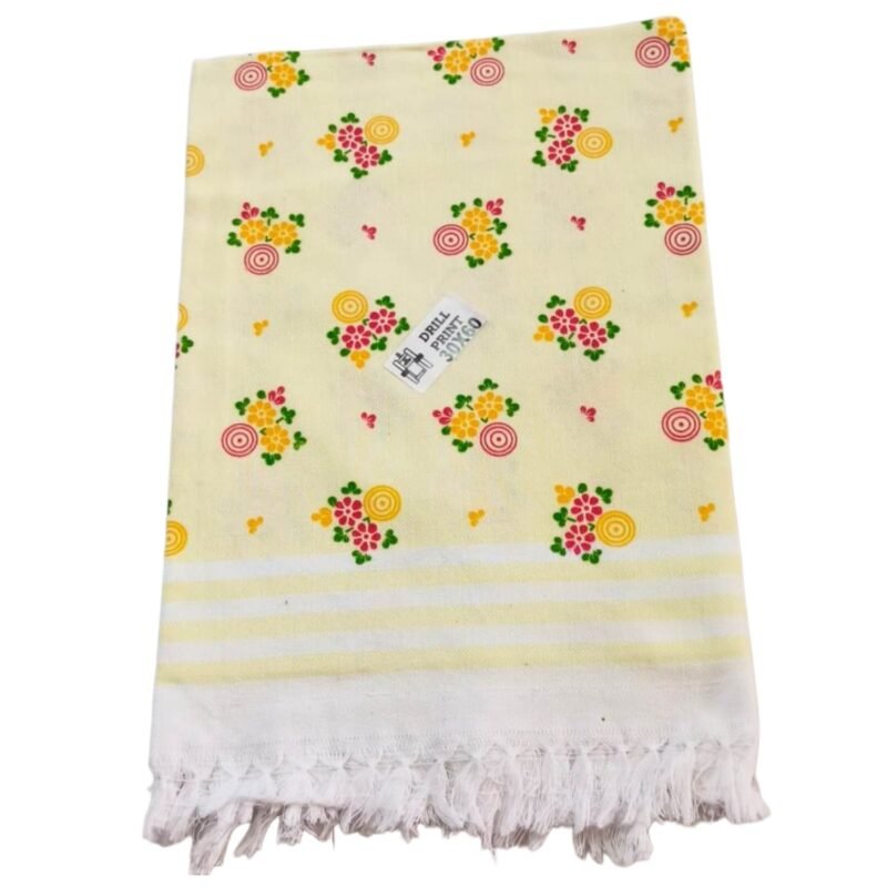 Soft Cotton Long Bath Towel 30x60 Folded
