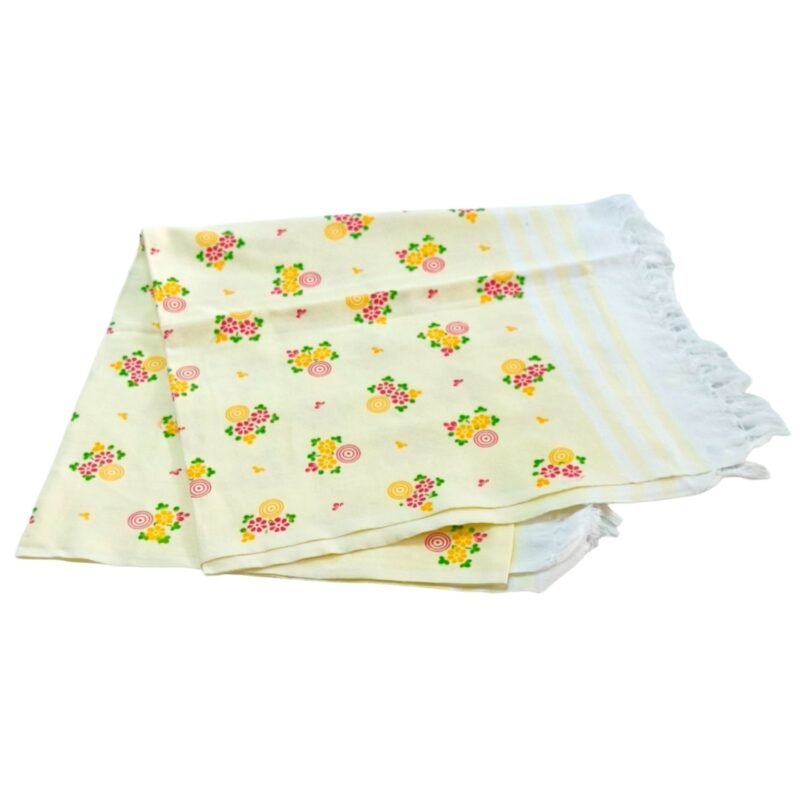 Soft Cotton Long Bath Towel 30x60 Unfolded1