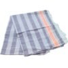 Soft Cotton Long Bath Towel Checks 36x72 Unfolded1