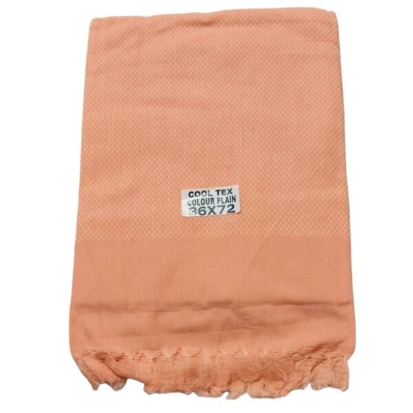 Soft Cotton Plain Long Bath Towel 36x72 Folded