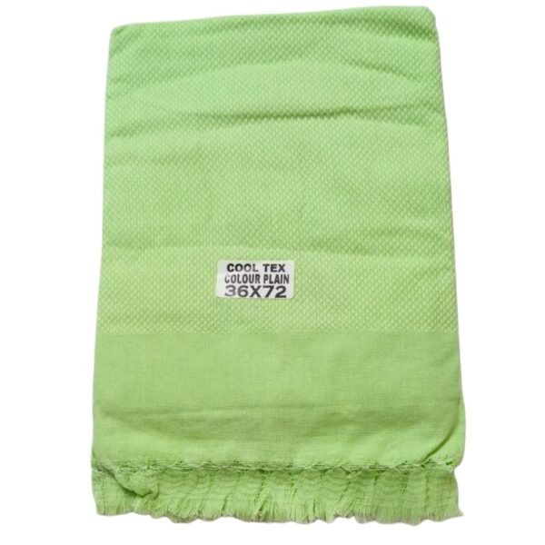 Soft Plain Cotton Long Bath Towel 36x72 Folded
