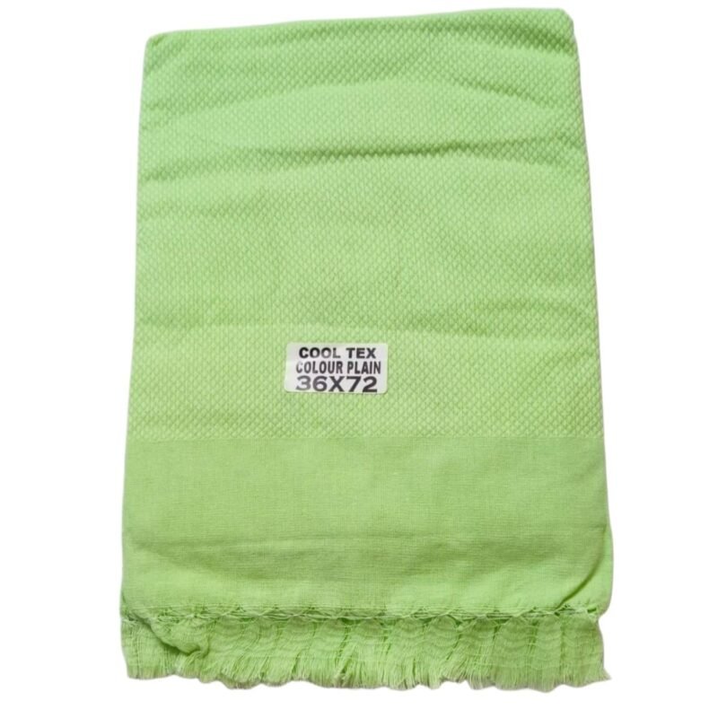 Soft Plain Cotton Long Bath Towel 36x72 Folded