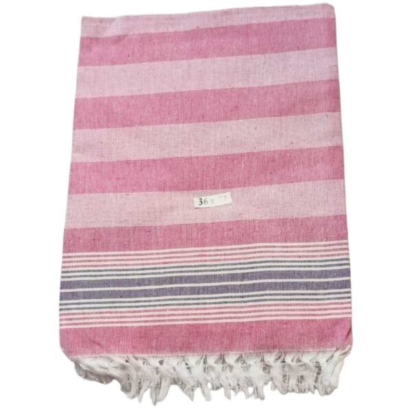 Soft checks Cotton Long Bath Towel 36x72 Folded