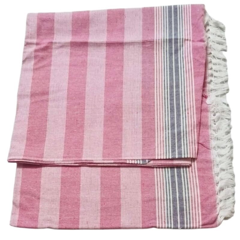 Soft checks Cotton Long Bath Towel 36x72 Unfolded