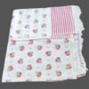 White Cotton Long Bath Towel 30x60 Unfolded
