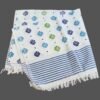 White Soft Cotton Long Bath Towel 30x60 Unfolded1