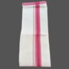 White Velcro Cotton Dhoti 4 Meters Unfolded
